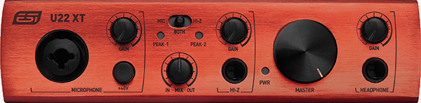 ESI U22 XT Cosmik Set Pro Studio Recording Bundle