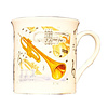 Fine China Mug Trumpet Design