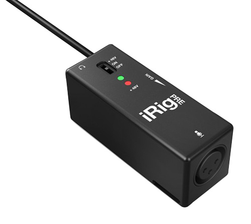 Irig Pre XLR Microphone Interface For Mobile