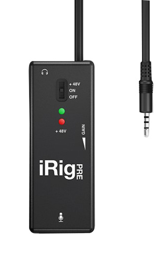 Irig Pre XLR Microphone Interface For Mobile