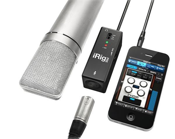 Irig Pre XLR Microphone Interface For Mobile