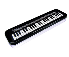 Keyboard Design Tin Pencil Case