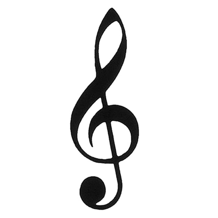 Vienna World VWP0503 Magnet G-clef white