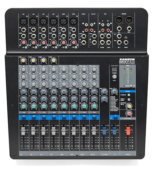 Samson MIXPAD MXP144FX Analog Stereo Mixer with Effects and USB