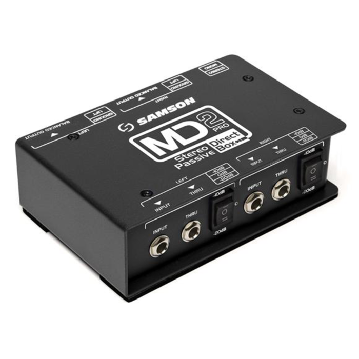 Samson S-Max MD2Pro Stereo Passive Direct Box