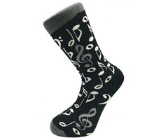 Socks Grey & White Music Notation
