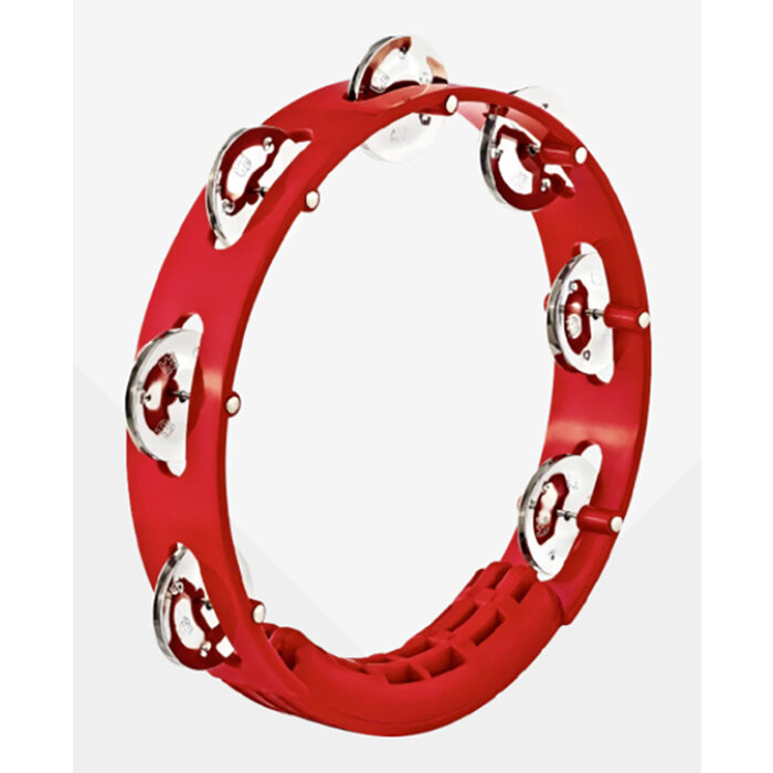 Meinl Red Tour Tambourine 8" Steel 1 Row Mphtt8R
