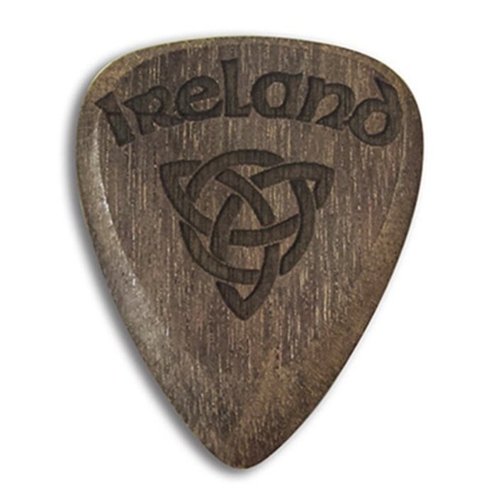 Timber Tones Ireland Knot Wooden Plectrum