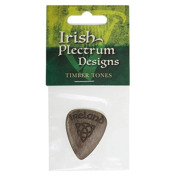 Timber Tones Ireland Knot Wooden Plectrum