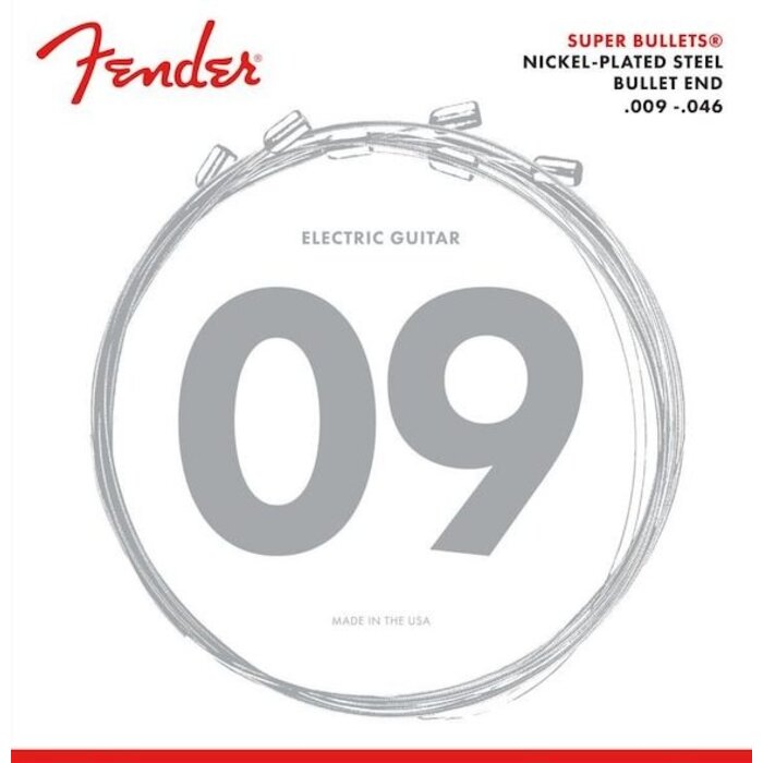 Fender Super Bullet Strings Nickel Plated Steel Bullet End 3250LR 009-046