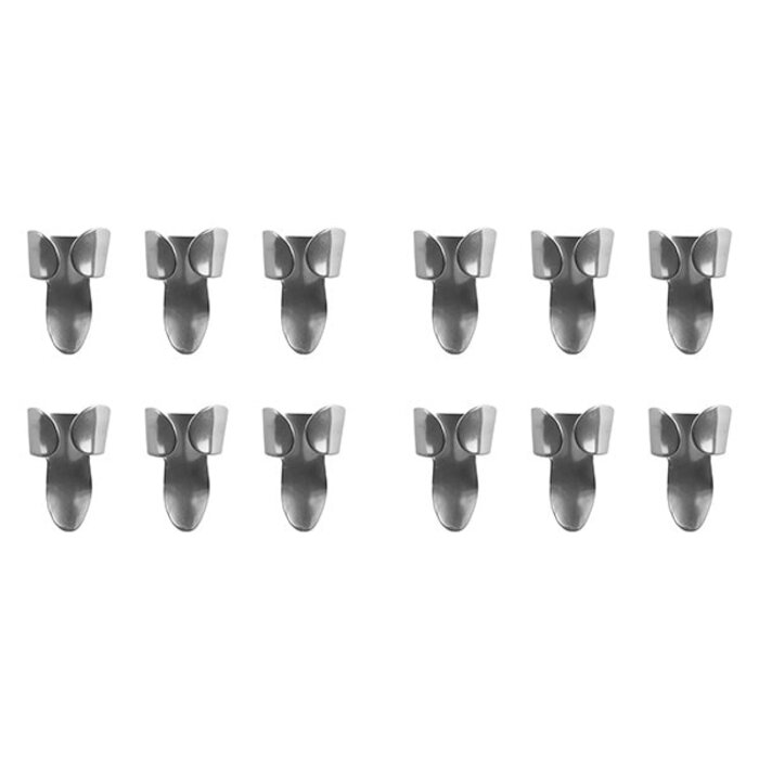 Gewa Finger Ring Nickel Sheet 12Pcs