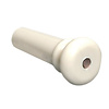 Fire & Stone End Pin Cream With Abalone Dot