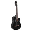 Gewa E-Acoustic Student 4/4 Black With Preamp & Cutaway