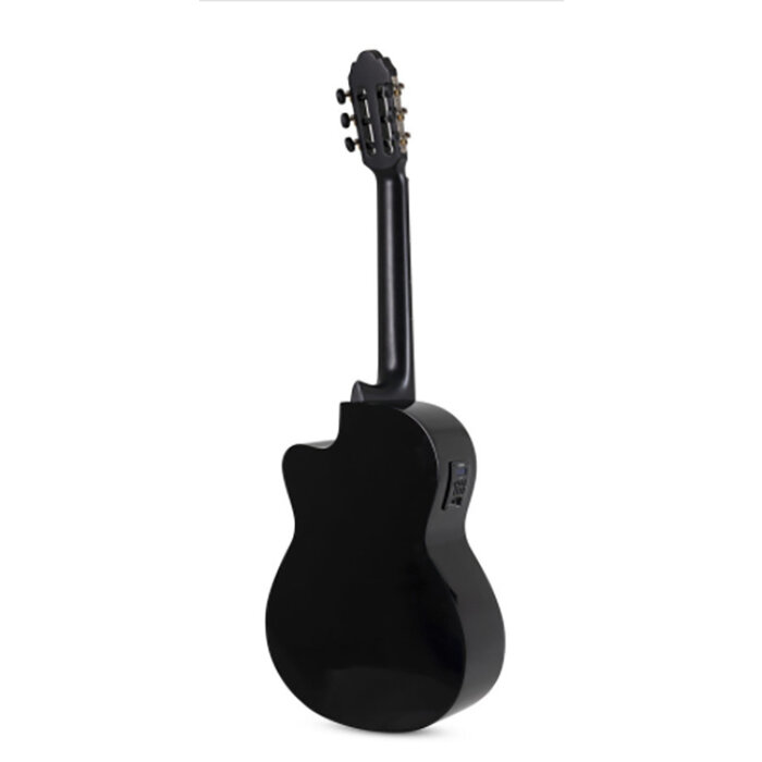Gewa E-Acoustic Student 4/4 Black With Preamp & Cutaway