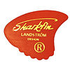 Sharkfin Pick Soft Red Goldprint
