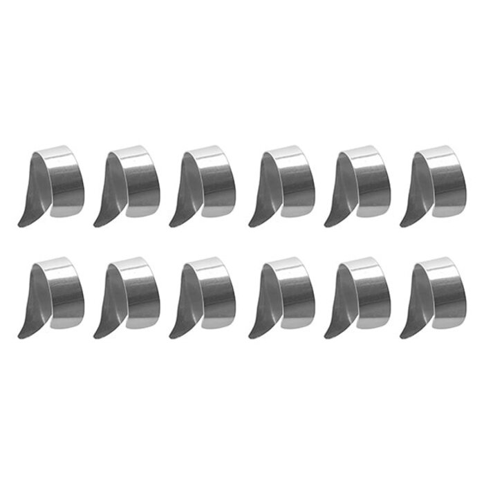 Gewa Thumb Ring Nickel Silver 12Pcs