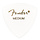 346 Shape Plectrum White Medium (72 Pack)