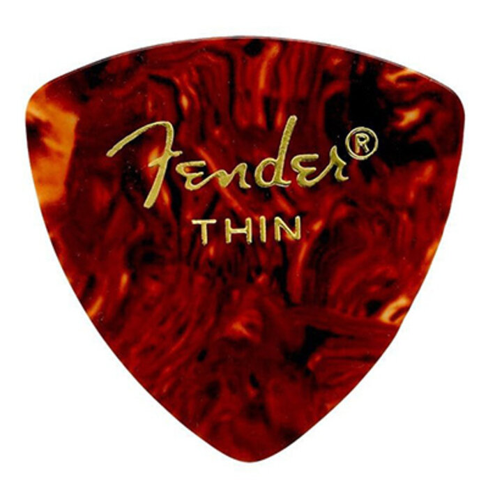 Fender 346 Shape Plectrum Shell Thin (72 Pack)