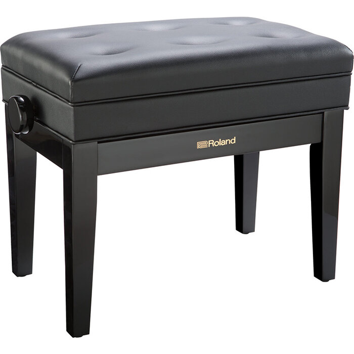 Roland RPB 400 Piano Bench Satin Black Vinyl Seat