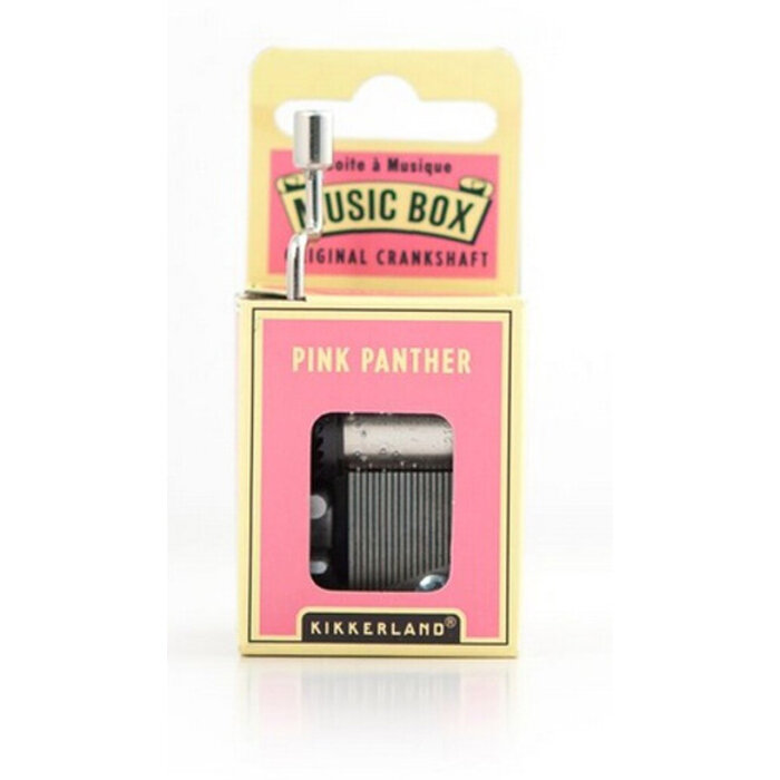 Hand Crank Music Box Pink Panther
