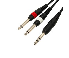 Pulse PLS00134 Stereo Jack to 2x Mono Jack (Dist)