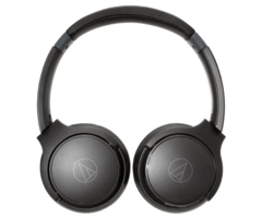 Black Wireless On-Ear H-Phones Audio Technica S220