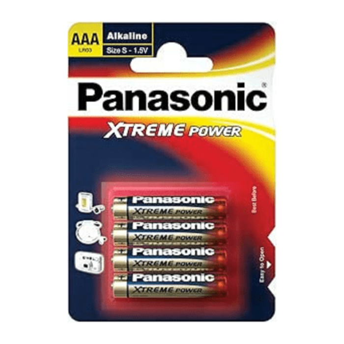 Panasonic Panasonic Xtreme Power Aaa 4 Pack Batterys