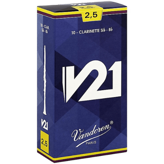 Vandoren V21 Bb Clarinet Reed, 2.5