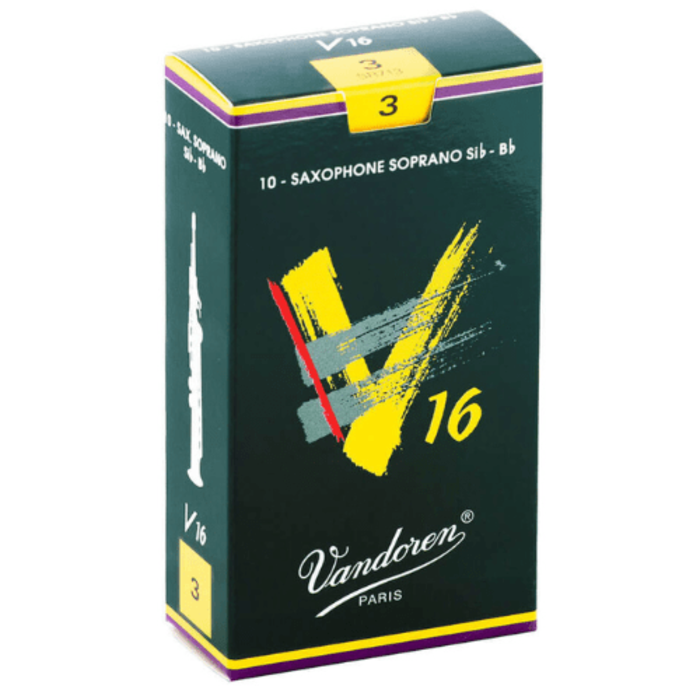 Vandoren V16 Soprano Saxophone Reeds, 3