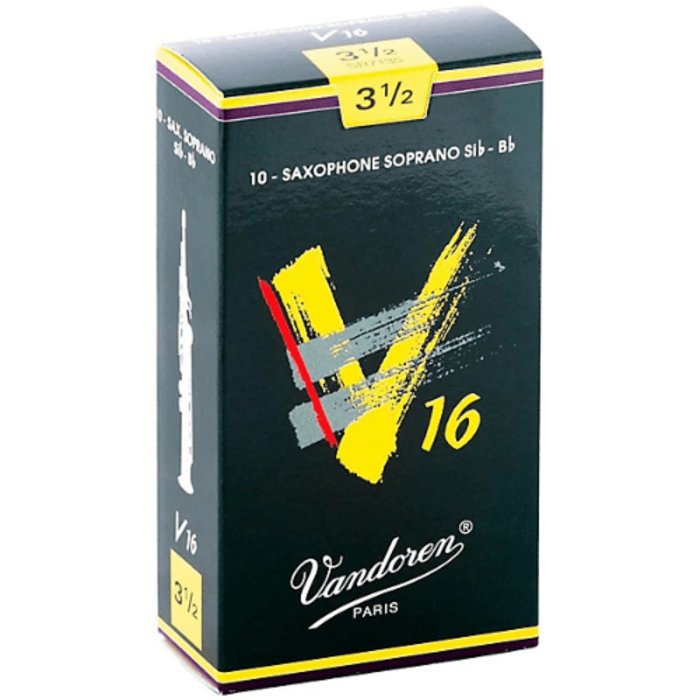 Vandoren V16 Soprano Saxophone Reeds, 3.5