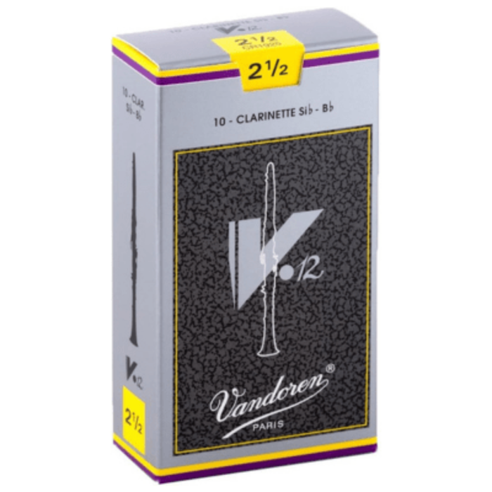 Vandoren V12 Bb Clarinet Reed, 2.5