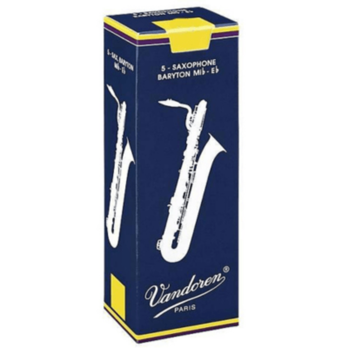Vandoren Traditional Baritone Saxophone Reeds, 2.5