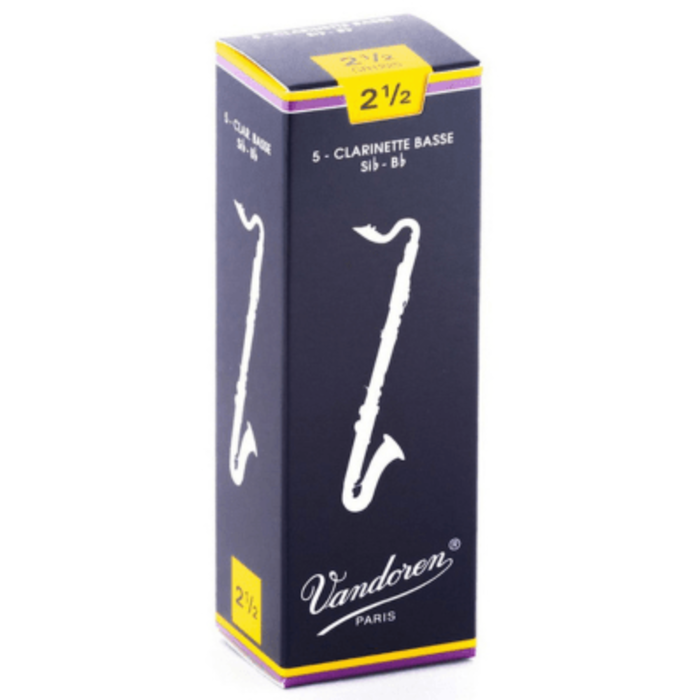 Vandoren Bass Clarinet Reeds 2.5