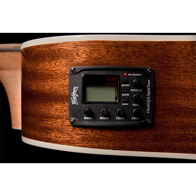 Washburn WD7SCEN Harvest Series Acoustic Electric Guitar