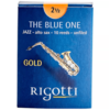 Rigotti Gold - Jazz Cut - Alto Saxophone Reeds 2.5 Strong Unfiled