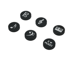 Music Notes Magnets - 6 Pack