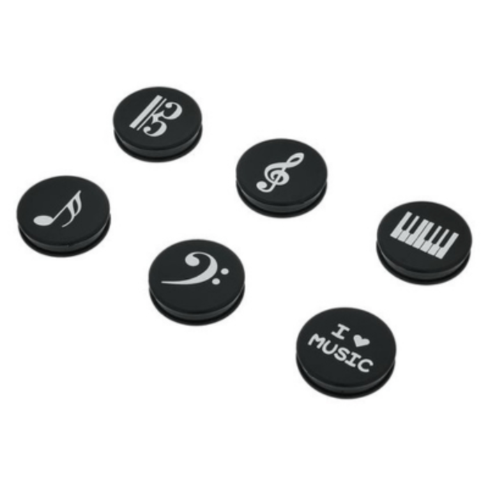 Music Notes Magnets - 6 Pack