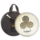 Bodhran  12" X 3" Black - Newgrange Swirl Gold With Bag & Beater