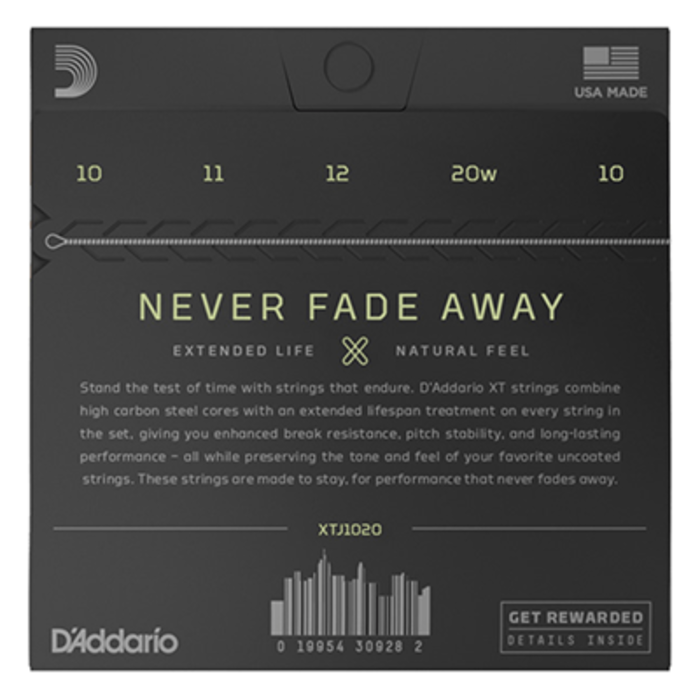 D'Addario Banjo XT Stainless Steel Medium/Light 10-20 Set