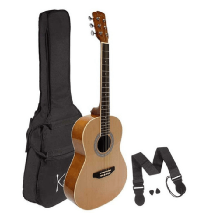 Koda 3/4 Left Handed Guitar Pack Natural