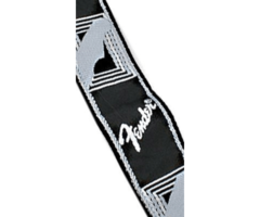 Fender 2 Monogrammed Strap Black/Light Grey/Dark Grey