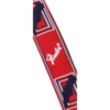 Fender 2 Monogrammed Strap Red/White/Blue