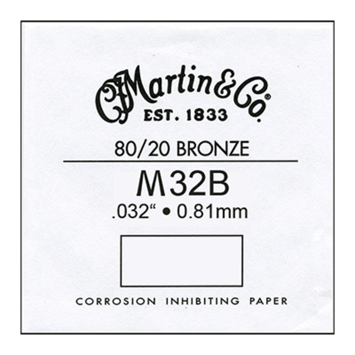 Martin M32B 032 Acoustic Guitar Single String Bronze Wound