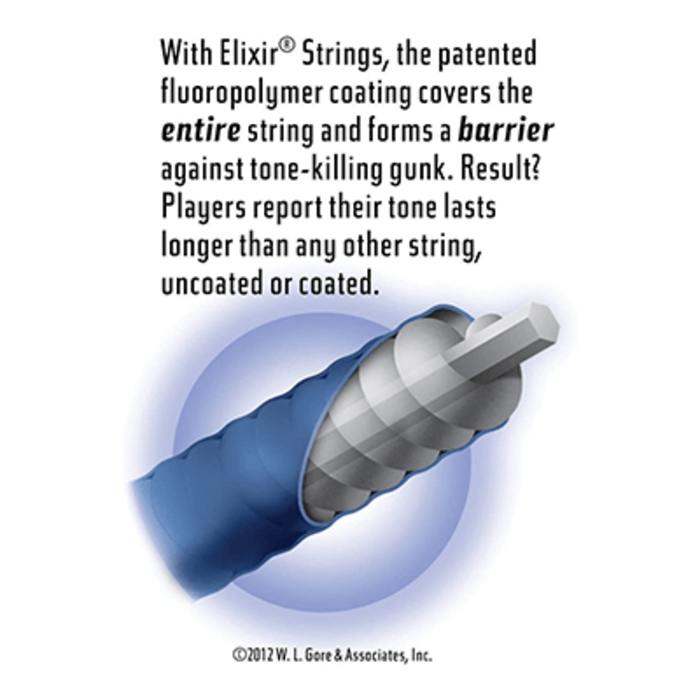 Elixir Single 5Th 15430 130 Gauge Bass Guitar Strings Nickel