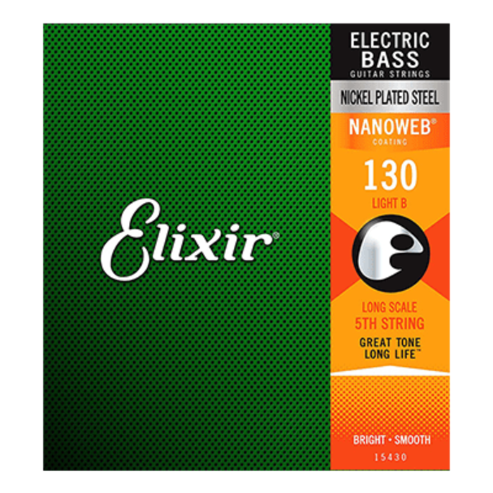 Elixir Single 5Th 15430 130 Gauge Bass Guitar Strings Nickel