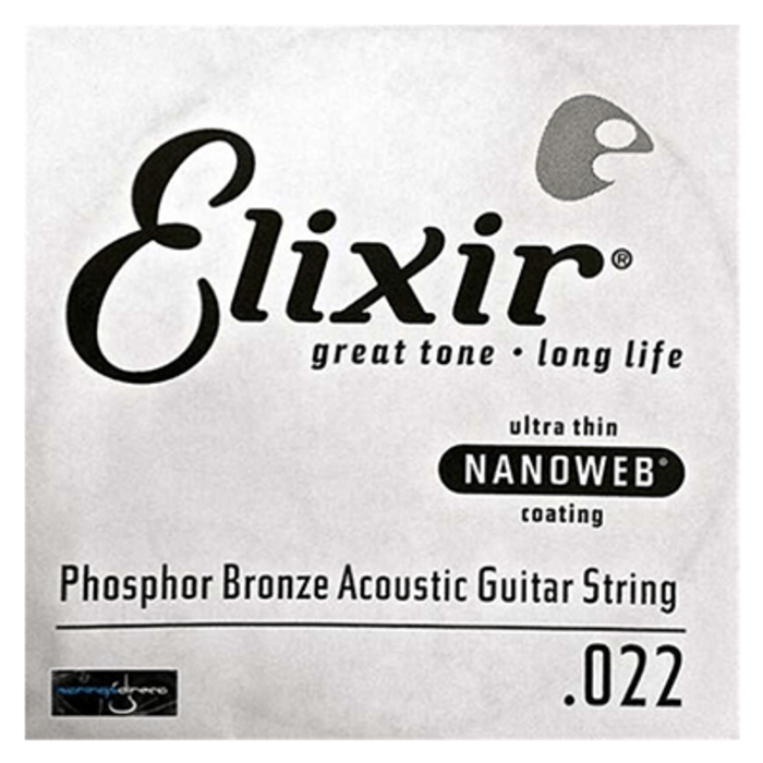Elixir Nanoweb 15122 Acoustic Guitar Single String Bronze