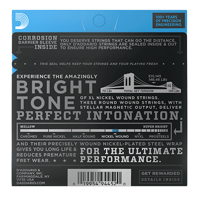 D'Addario EXL145 3RD Electric Guitar Strings