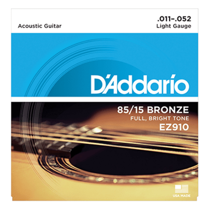 D'Addario EZ910 Acoustic Guitar Strings Bronze