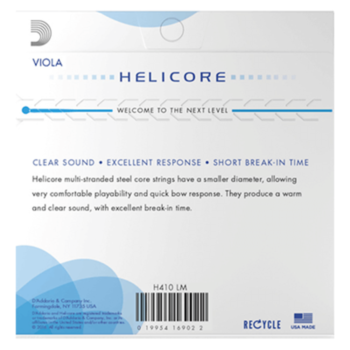 D'Addario H410 Helicore Viola Strings