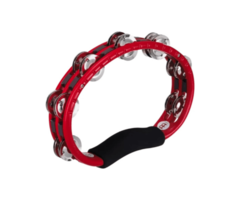 Meinl Hand Tambourine Steel Jingle Red